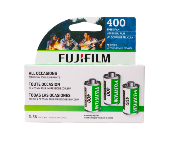Fujicolor 400 35mm 36 exposures | pack of three