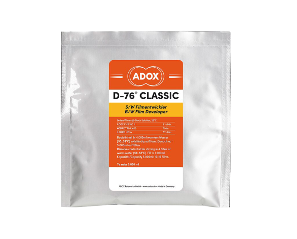 Adox D-76 CLASSIC powder developer to make 5l