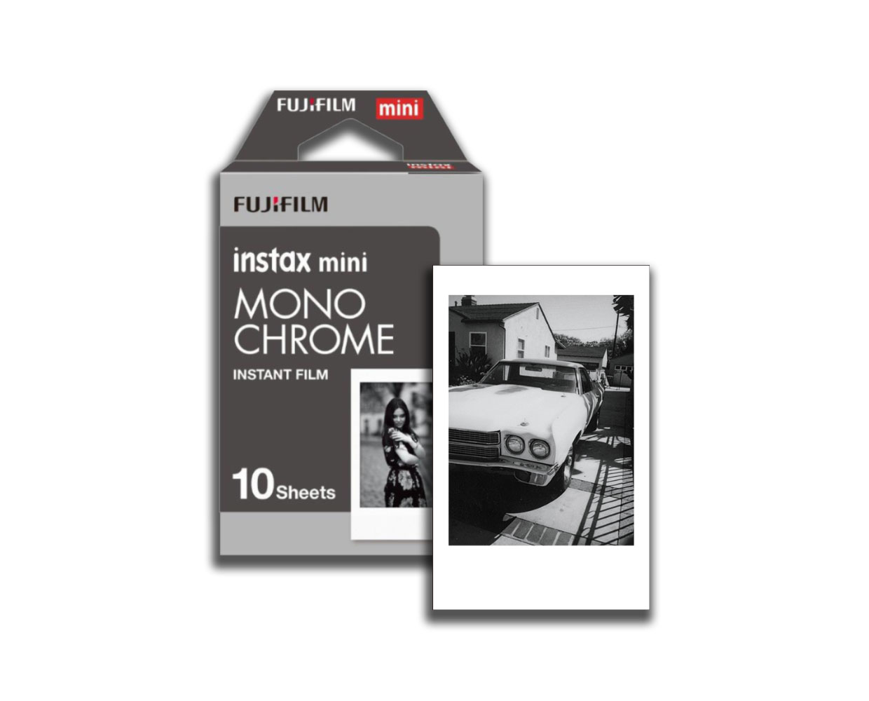 FUJIFILM Instax Square Monochrome Film - 10 Exposures